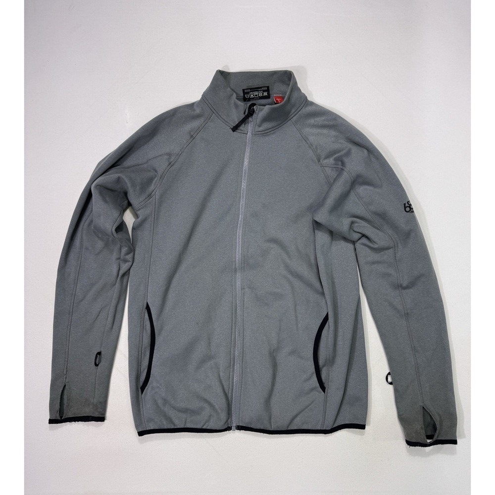 686 Smarty Form Fleece Jacket Liner Grey Men's Small Pockets Thumbholes